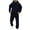 Navy #2, variant on Zimjoy Black Track Suits Mens Gym Men Sweatsuits Sets Fall Hooded Sweatshirt and Sweatpant Casual Sweatpants Set with Pockets, Black L