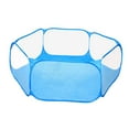 thumbnail image 3 of Juego Plegable Bolígrafo Jaula Hámster Conejo Conejillo de Jerbo Interior / Exterior , Azul, 3 of 8