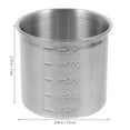 thumbnail image 2 of unbranded Taza Medidora Acero Inoxidable Para Mezclas Y Medidas Precisas En Cocina, 2 of 6