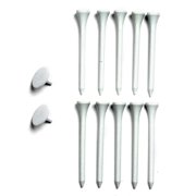 10 x 2 3/4" Golf Combo / Tournament Packs - 10 Tees, 2 Ball Markers Per Pack