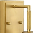 thumbnail image 5 of Spenser Collection One-Light Brushed Gold Industrial Vanity Light, 5 of 9