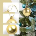 thumbnail image 4 of crowdstage 24Pcs Christmas Tree Balls Ornaments for Xmas Christmas Tree 30mm/1.18" Shatterproof Christmas Tree Decorations Hanging Ball for Holiday Wedding Party Christmas Decorations(Gold), 4 of 7