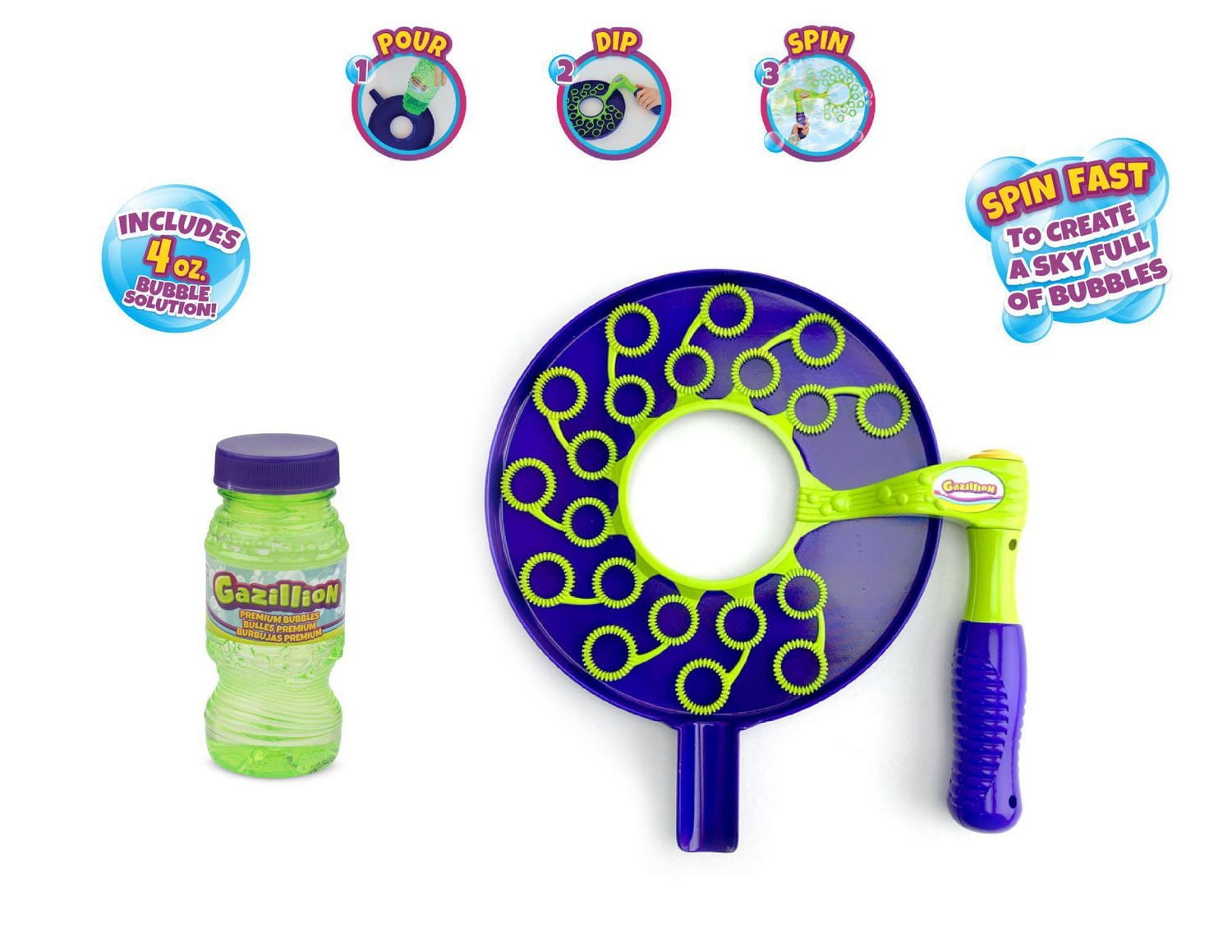 Gazillion Bubbles® Spinnin’ Bubbles