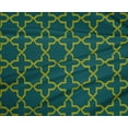 thumbnail image 4 of oneOone Polyester Lycra Fabric Quatrefoil Block Print Fabric By The Yard 56 Inch Wide, 4 of 4