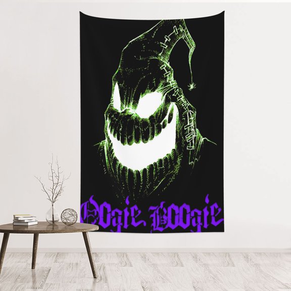Oogie Boogie Tapestry Wall Hanging, Art Poster Decor Tapestries for Bedroom Living Room Dorm Home Party, 60"x40"