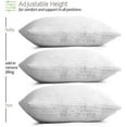 thumbnail image 6 of Hearth & Harbor Bed Pillow, Bamboo Pillows for Bed, King Size Pillows, 2 Pack, 6 of 8