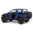 thumbnail image 4 of 5" Die-cast: 2018 Jeep Wrangler Rubicon Conv. (Blue) 1/34 Scale, 4 of 4