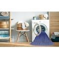 thumbnail image 2 of Ahgly Company Machine Washable Indoor Square Transitional Sky Blue Area Rugs, 4' Square, 2 of 7