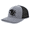 Heather Grey/Black, variant on Heritage Pride Mens Hunting Dog Duck Mallard Circle Embroidered Mesh Back Trucker Hat-Ocean Blue/Heather Grey/Beige