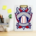 thumbnail image 6 of GZHJMY Baseball Clipboard A4 Standard Size Decorative Clipboard with Low Profile Metal Clip for Students Men Women Classroom and Office Whiteboard Clipboards, 6 of 7