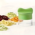 thumbnail image 5 of LEEYNEER [Râpe Multifonctionnelle] 1 Pce Râpe de Cuisine Multifonctionnelle en Spirale / Éplucheur Rotatif de Carottes et Concombres et Coupe-Légumes en Spirale pour Restaurant, 5 of 5