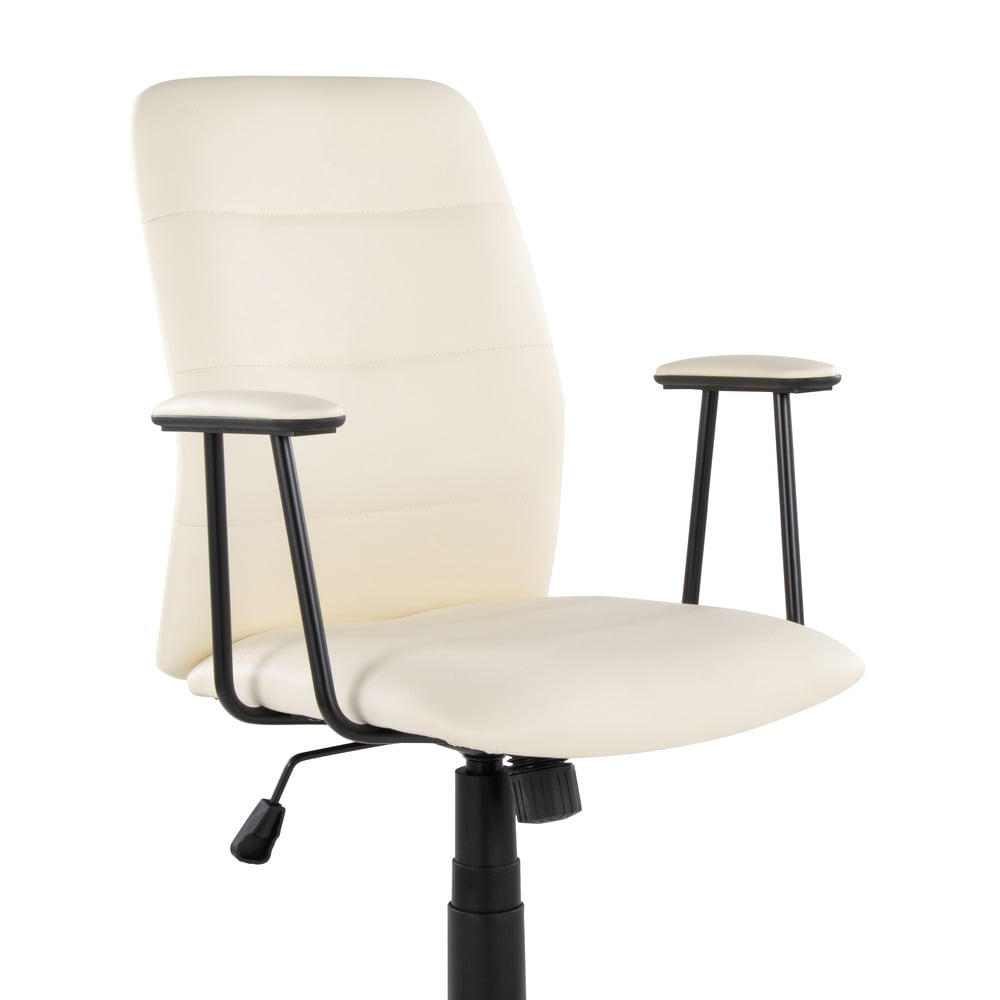 office chair in cream faux product