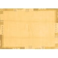 thumbnail image 1 of Ahgly Company Indoor Rectangle Solid Brown Modern Area Rugs, 2' x 5', 1 of 4