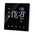thumbnail image 4 of Floor Heating Thermostat 16A 4400W Intelligent Timing Programmable Home Heating Temperature Controller AC90‑240V 16A Electric Heating with WIFI (Included 3 Meter Sensing Cable), 4 of 14