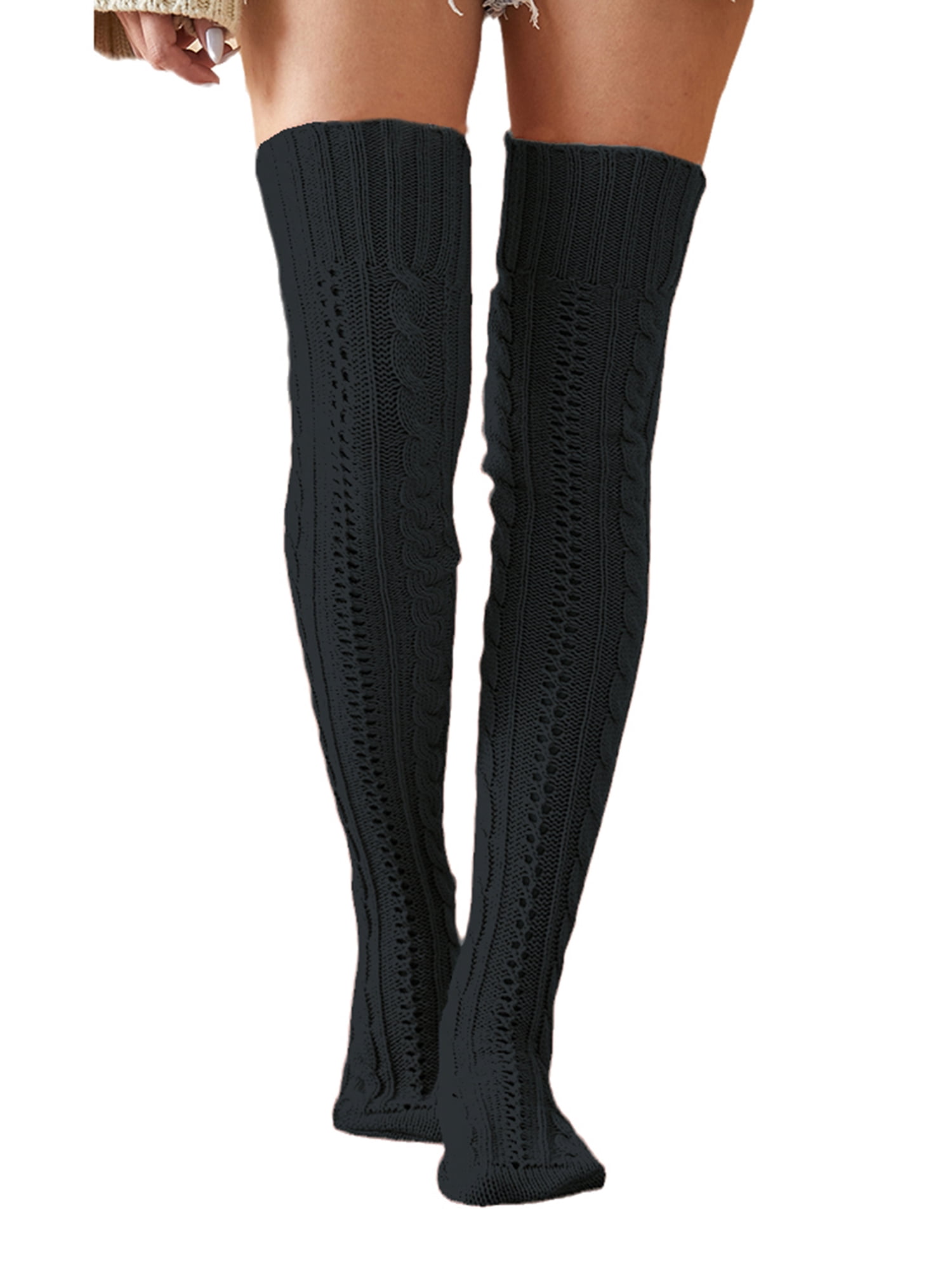Women Thigh High Socks Extra Long Over 