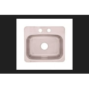 Franke Axis Stainless Steel 19-1/8" X 17" Dual-Mount Bar Sink, Single Bowl FBS1917-2