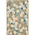 thumbnail image 3 of SAFAVIEH Martha Stewart Poppy Field Floral Area Rug, Cornucopia Beige, 6' x 6' Round, 3 of 5
