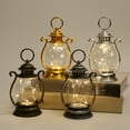 thumbnail image 4 of Tnobhg Retro Style LED Hanging Lantern with Hook Soft Lighting Battery-Powered Desktop LED Night Light Party Decoration, 4 of 8