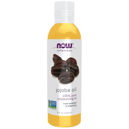 NOW Solutions, Jojoba Oil, 100% Pure Moisturizing, Multi-Purpose Oil, 4-Ounce