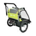Allen Sports Deluxe 2Child Bicycle Trailer & Stroller, max capacity