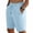 Light Blue, variant on WIZUTIZ Mens Linen Shorts Summer Vacation Linen Beach Shorts with Pockets Casual Baggy Lightweight Yoga Lounge Boho Short