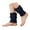 Navy, variant on QUOTAY Fashion Turn Down Knitted Leg Warmers with Buttons for Autumn Winter Cozy Socks Thermal Ankle Sock Soft Yarn Textured Boot Toppers Black,15cm
