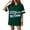 Dark Green Short Sleeve, variant on Usa Soccer Jersey for Women Crew Neck Football Vocation Shirts Short Sleeve Basic National Emblem Detail 2026 Shirt Spain Brazil Argentina France Germany Portugal Navy 2XL