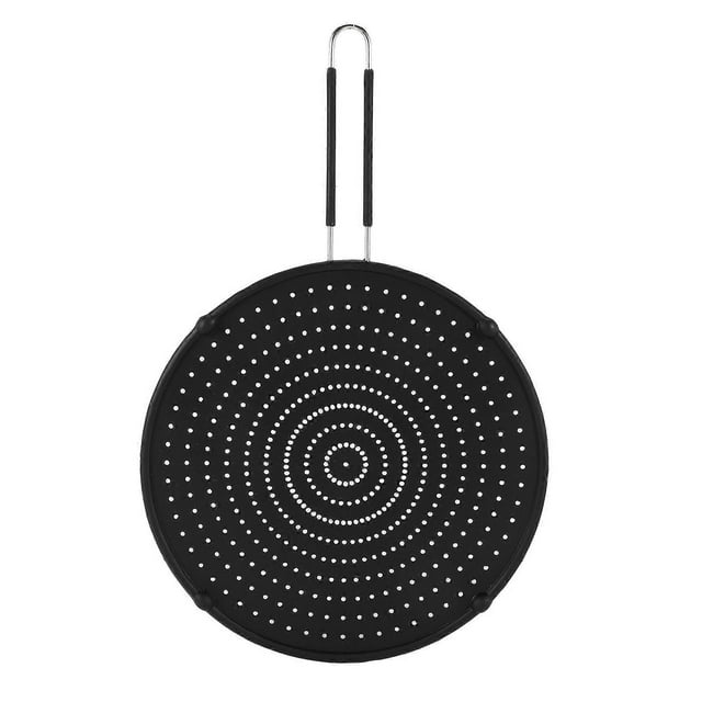 32cm Silicone Splatter Screen Guard Nonstick Oil Grease Pan Lid for Frying Pan Skillet Cooking Silic