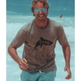 thumbnail image 4 of Mens Daddy Shark T shirt Cute Funny Family Cool Best Dad Vacation Tee for Guys Graphic Tees, 4 of 6