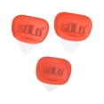thumbnail image 2 of Púas de guitarra profesionales de silicona para banjo y guitarra eléctrica, 3 unidades Rojo, 2 of 9