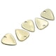 thumbnail image 2 of Lot de 5 médiators en métal pour guitare, accessoires pour instruments de musique (doré), 2 of 4