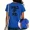 B-Blue, variant on UNISHE Women's Faith Based Shirt Aesthetic Bible Verse Jesus Scripture Top for Daily Outfit Blue, S