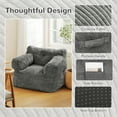 thumbnail image 4 of Pamapic Bean Bag Chair with Corduroy Cover and Armrests, Lazy Sofa for Living Room, 4 of 7