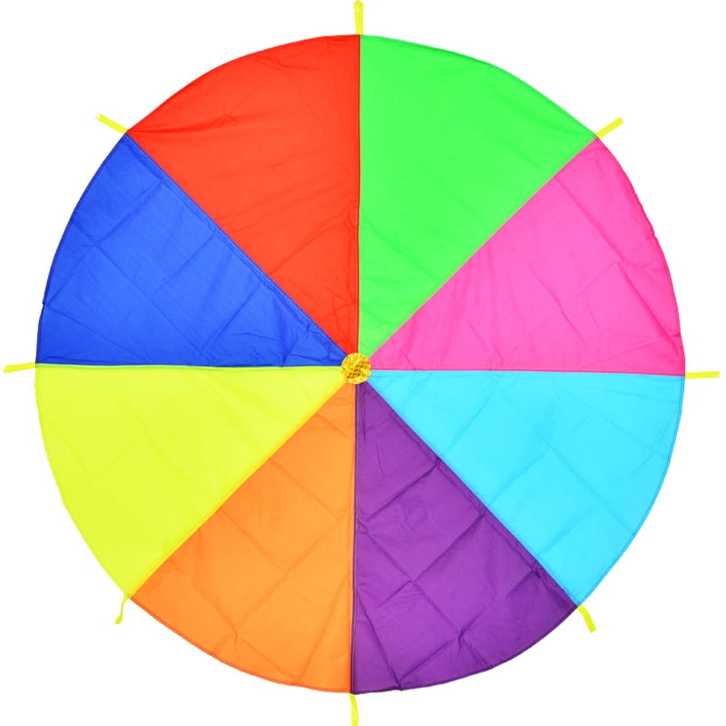 Giant outdoor games 1 Set of Learning Games Parachute Toy Rainbow