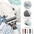thumbnail image 5 of Coastal Washable Rug 2.7x5 Area Rug for Living Room Bedroom Non Slip Indoor Floor Rectangle Carpet Soft Low Pile Large Summer Beach Nautical Coral Starfish Entryway Rugs for Dining Room Office Home, 5 of 9