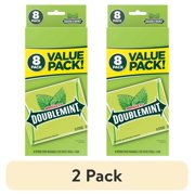 (2 pack) Wrigley's Doublemint Bulk Chewing Gum, Value pack - 15 Ct (8 pack)