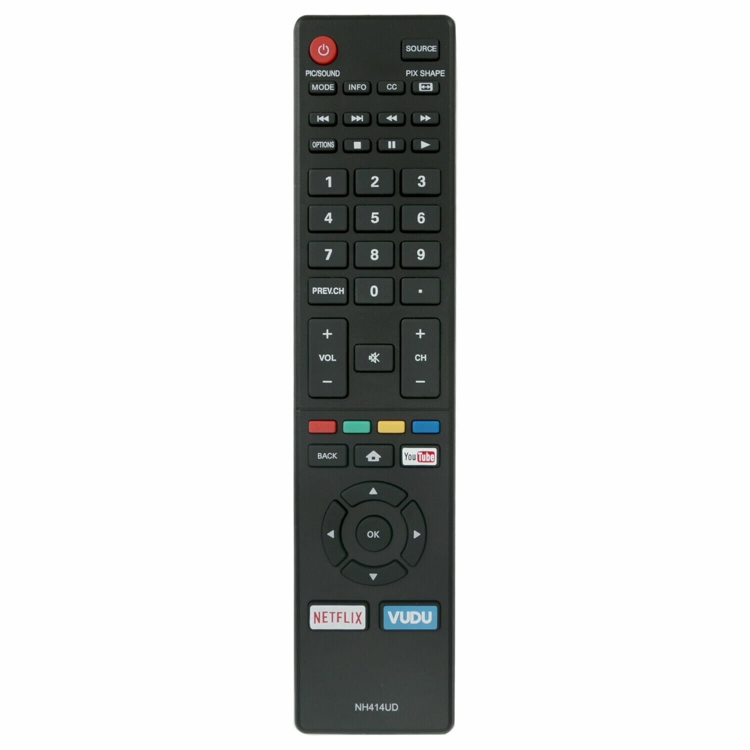 HCDZ Replacement Remote Control For Sanyo DS25530, DS25550, DS25580, DP42746, DP42841, DP42848 TVs