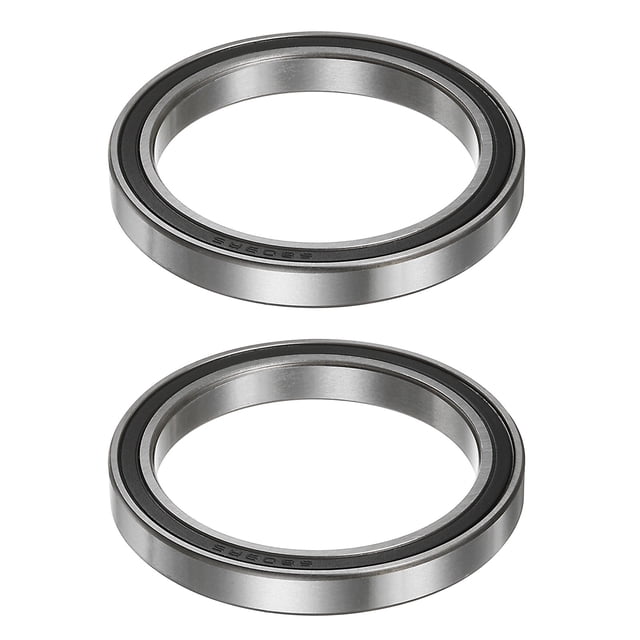 Unique Bargains 6809-2RS Roulements à Billes 45mmx58mmx7mm Acier Chromé ABEC5 Double Étanchéité Lot de 2