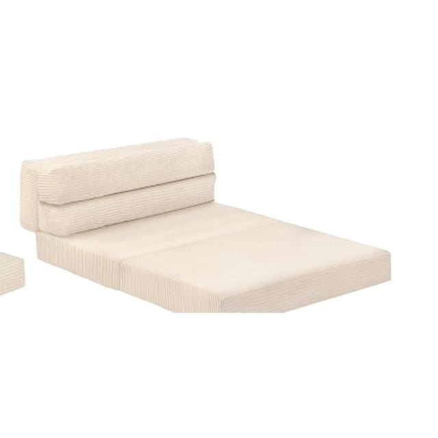 Sofá cama plegable, silla plegable con almohada, colchón plegable, sofá cama extraíble 2 en 1, silla plegable para salón, sofá cama portátil, sofá cama para dormitorio,Beige