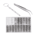 thumbnail image 3 of 1000 Pcs Glasses Screws Nut Assortment + 1 Pc Screwdriver Tweezers, Repair Kit for Optical Tool Set Watch/Eyeglass/ Sunglass/ Spectacles, 3 of 4