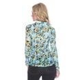 thumbnail image 3 of White Mark Women's Floral Long Sleeve Blouse, 3 of 3