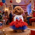 thumbnail image 6 of Kbndieu 4th of July Ruffle Dog Dress, Patriotic Dog Clothes for Small Dogs Girl, Pet Outfit, L, 6 of 6