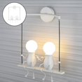 thumbnail image 1 of Luces colgantes decorativas ahorradoras de energía de de la lámpara del soporte de para el pasillo del del hotel blanco Yinane luces de pared, 1 of 8