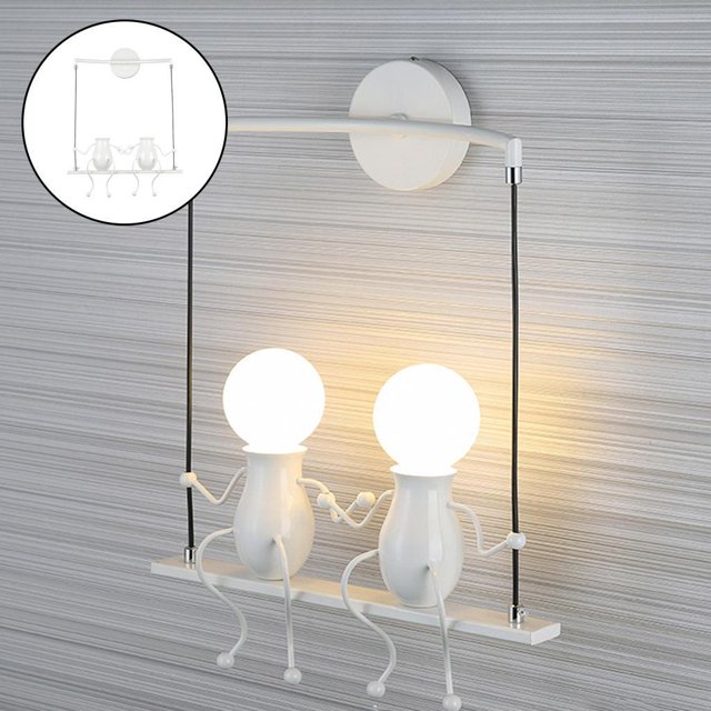 Luces colgantes decorativas ahorradoras de energía de de la lámpara del soporte de para el pasillo del del hotel blanco Yinane luces de pared