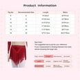thumbnail image 6 of YiZYiF Kids Girls Sequins Tassel Skirts Shorts Sparkly Belly Dance Skirts Shorts Disco Dance Bottoms White 12, 6 of 6