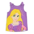 thumbnail image 2 of Disney Princess Rapunzel Little Girls Tank Top and French TerryShorts Outfit Set Infant to Big Kid, 2 of 5