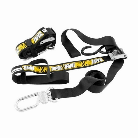 ProTaper Swivel Carabineer 84"x1.5" Soft Hook 1200lbs Tension Strength Tie Downs 11-099F