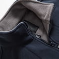 thumbnail image 4 of uikmnh Winter Coats For Men,Winter Men's Fleece Spring/Autumn Jacket with Stand Collar Zipper Casual,Size S, 4 of 5