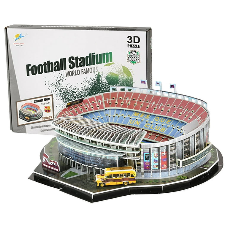 Fridja 3D Puzzle Soccer Club Venues DIY Model Puzzle Toy Paper Building  Stadium Football Soccer Game Gifts 