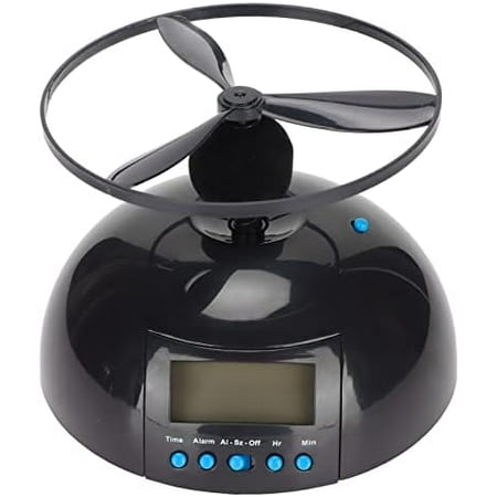 Flying Alarm Clock with Helicopter Propeller – Moving Alarm Clock on Wheels for Heavy Sleepers, Digital LED Run Away Gadget Clock, Creative Gift for Bedroom & Office Use$$Home Decor, Kitchen, & Other